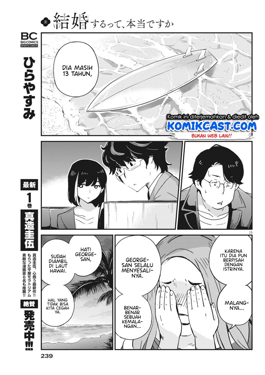 Kekkon Surutte, Hontou Desu ka? Chapter 56 Gambar 16